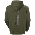 Rückansicht Helly Hansen Core Graphic Sweat Hoodie Utility Green