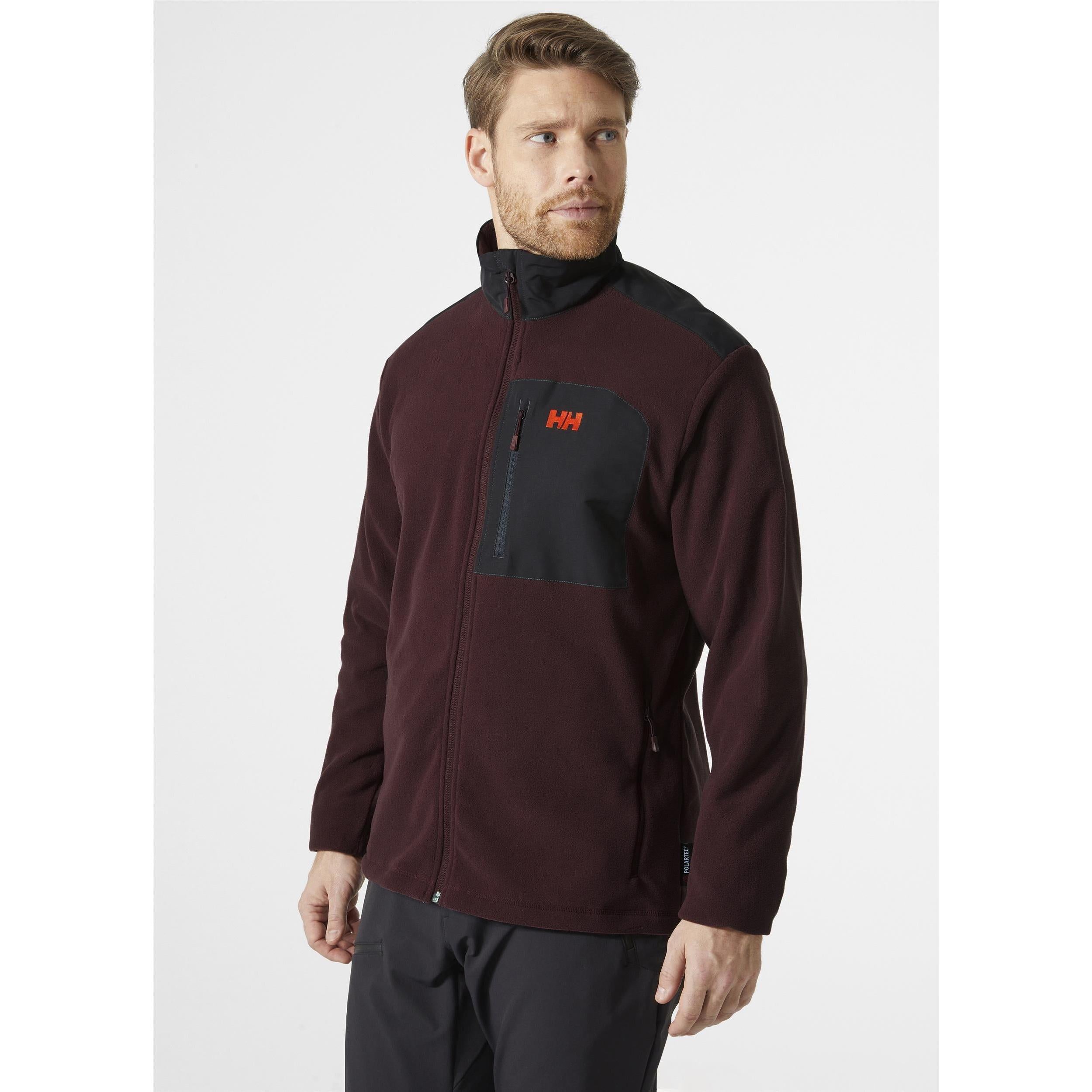 Vorderansicht HH Daybreaker Block Microfleece Jacket Herren Hickory