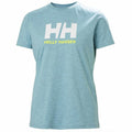 HH Helly Hansen Logo T-Shirt Women 34112 glacier Damen Brand Shirt Logo T-Shirt