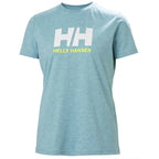 HH Helly Hansen Logo T-Shirt Women 34112 glacier Damen Brand Shirt Logo T-Shirt