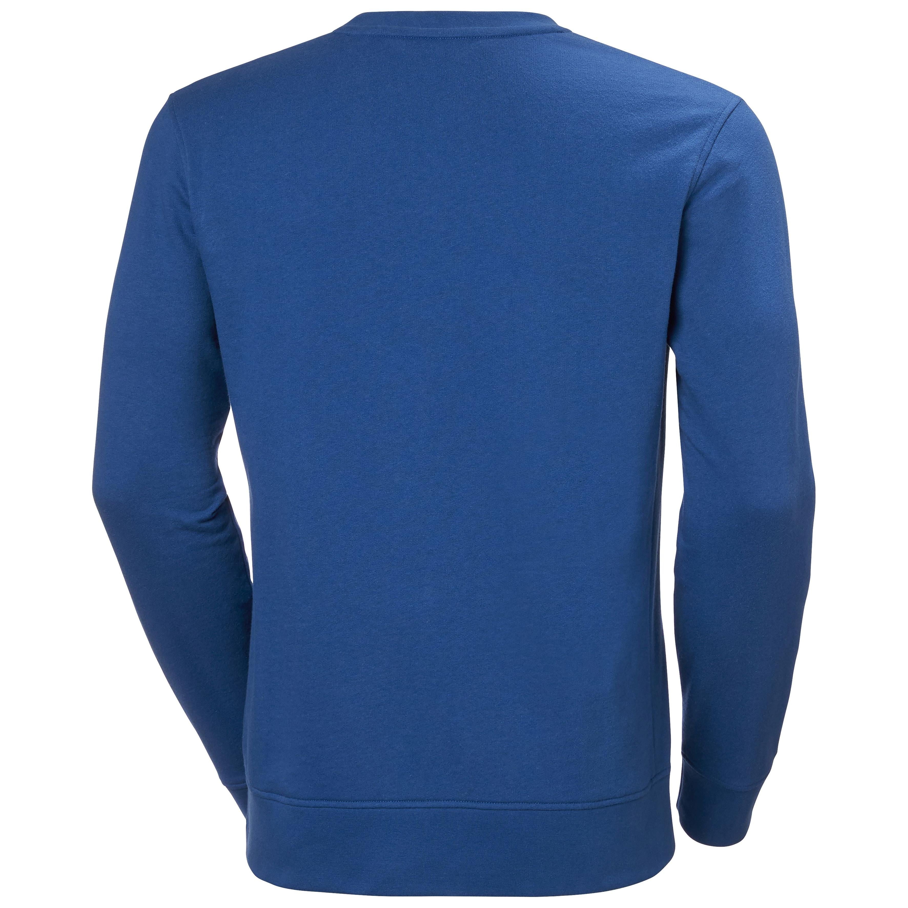 Rückansicht Sweatshirt deep fjord mit schlichter Rückseite