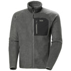 Vorderansicht HH Panorama Pile Fleece Block Jacket Herren Concrete