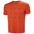 HH Helly Hansen Skog Graphic T-Shirt 62856 cherry toma Brand Shirt Logo T-Shirt