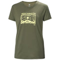 HH Helly Hansen Skog recycled Graphic Tee 63083 lav green Damen Shirt