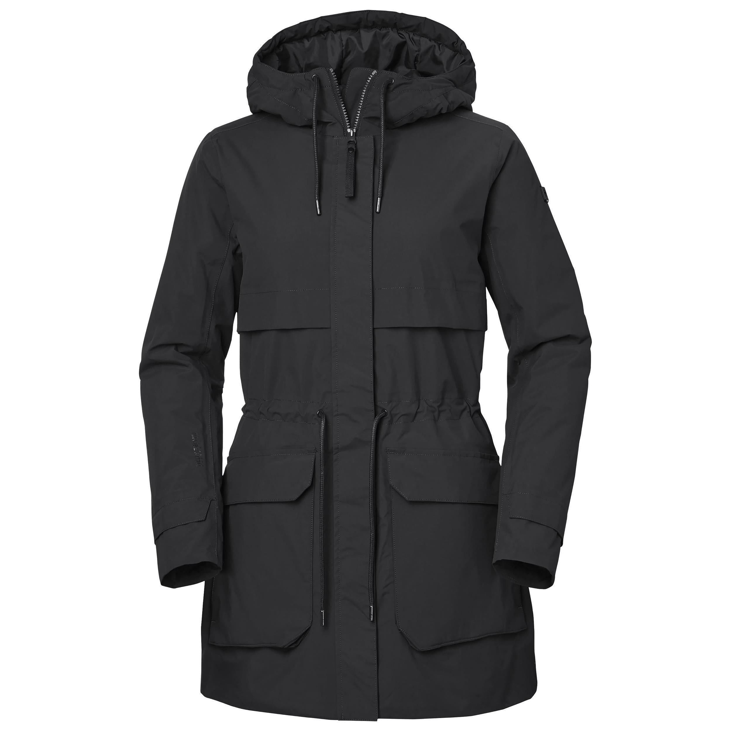 Vorderansicht Helly Hansen Women Boyne Insulated Parka 2.0 Black