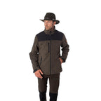 HUBERTUS Blouson WINDBLOCKER Fleecejacke oliv/braun Jagdjacke Outdoorjacke Jacke