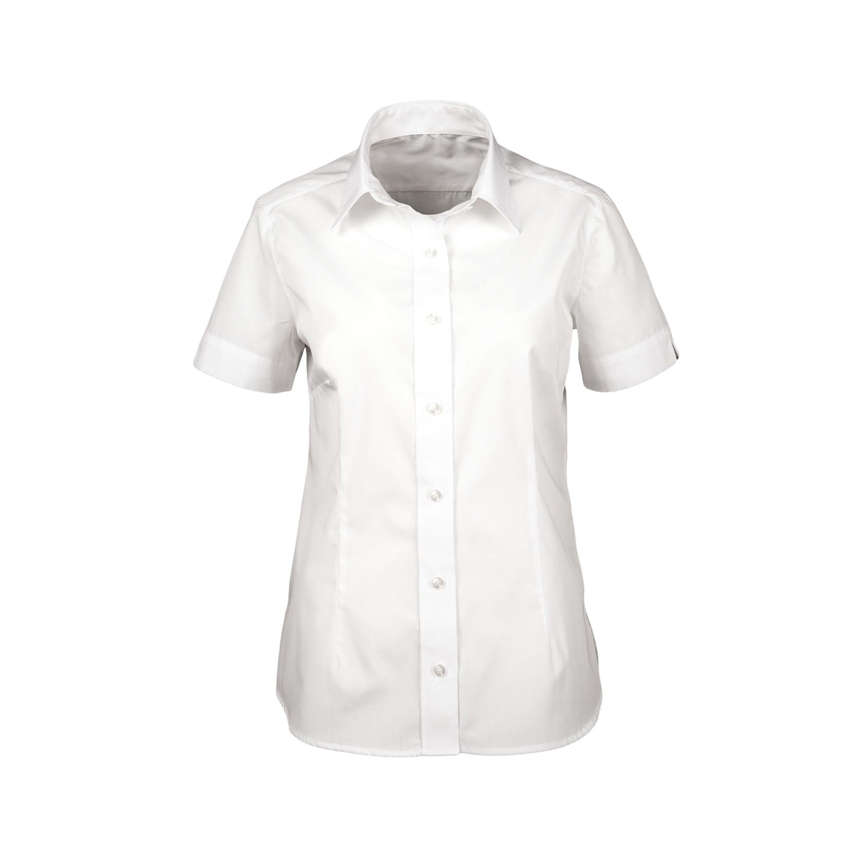 HUBERTUS Damen Bluse 1/2 Arm weiß tailliert Musiker- Schützenbluse