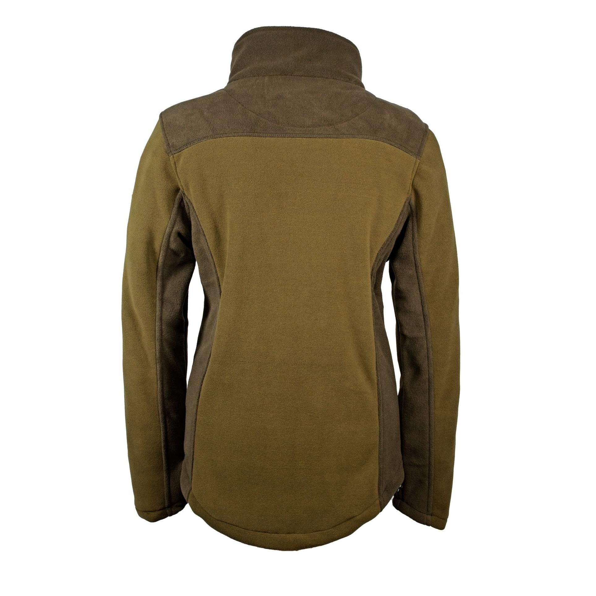 HUBERTUS Damen Fleecejacke EIFEL zweifarbig oliv/braun Jacke Jagdjacke Damenjacke