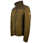 HUBERTUS Damen Fleecejacke EIFEL zweifarbig oliv/braun Jacke Jagdjacke Damenjacke