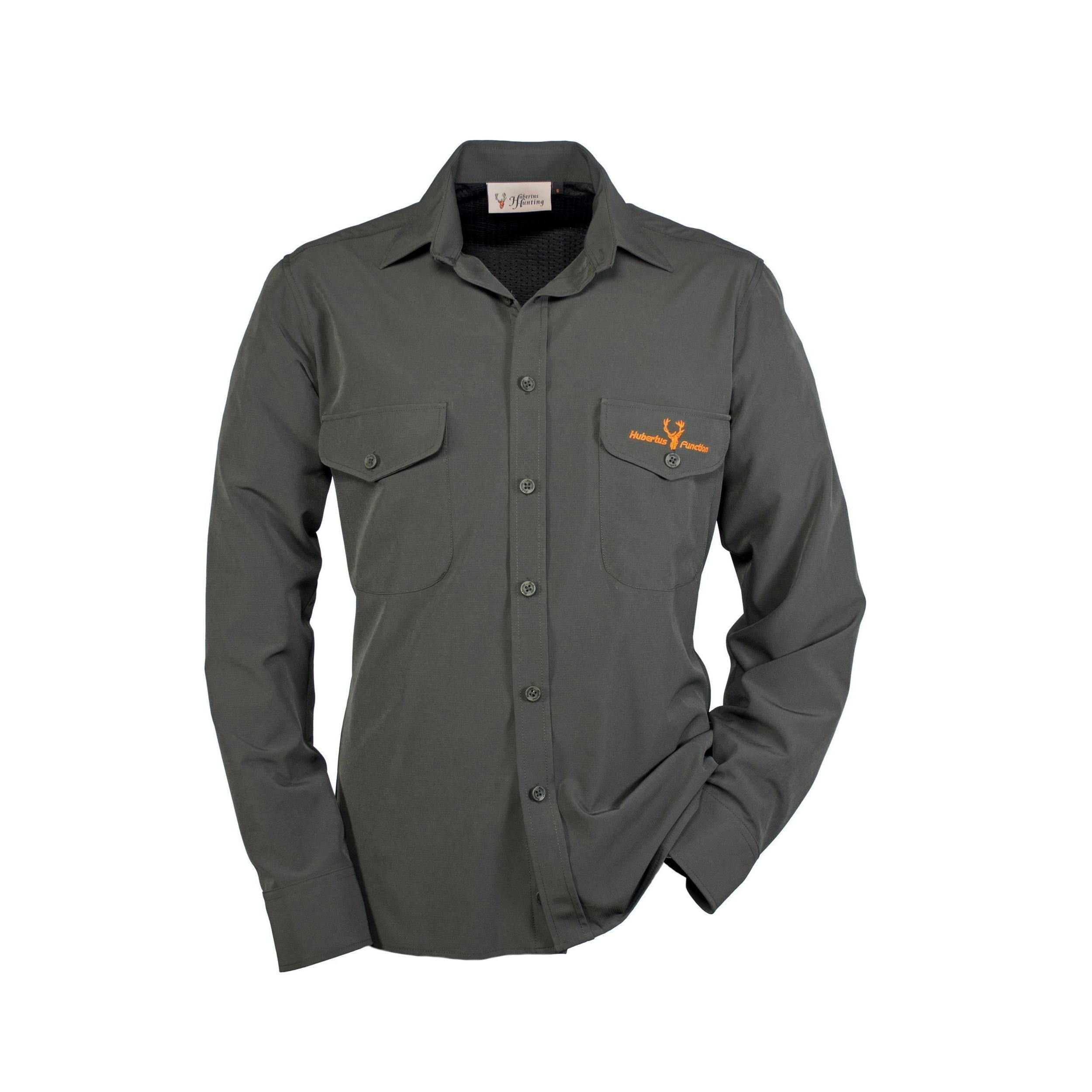 HUBERTUS Funktions-Hemd AMAZONAS oliv Hunting Anti Insect Hemd