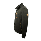 HUBERTUS Funktions Strickfleece Jacke oliv Herren Fleece Fleecejacke