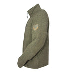 HUBERTUS Funktions Strickfleece Jacke oliv Herren Fleece Jacke Fleecejacke