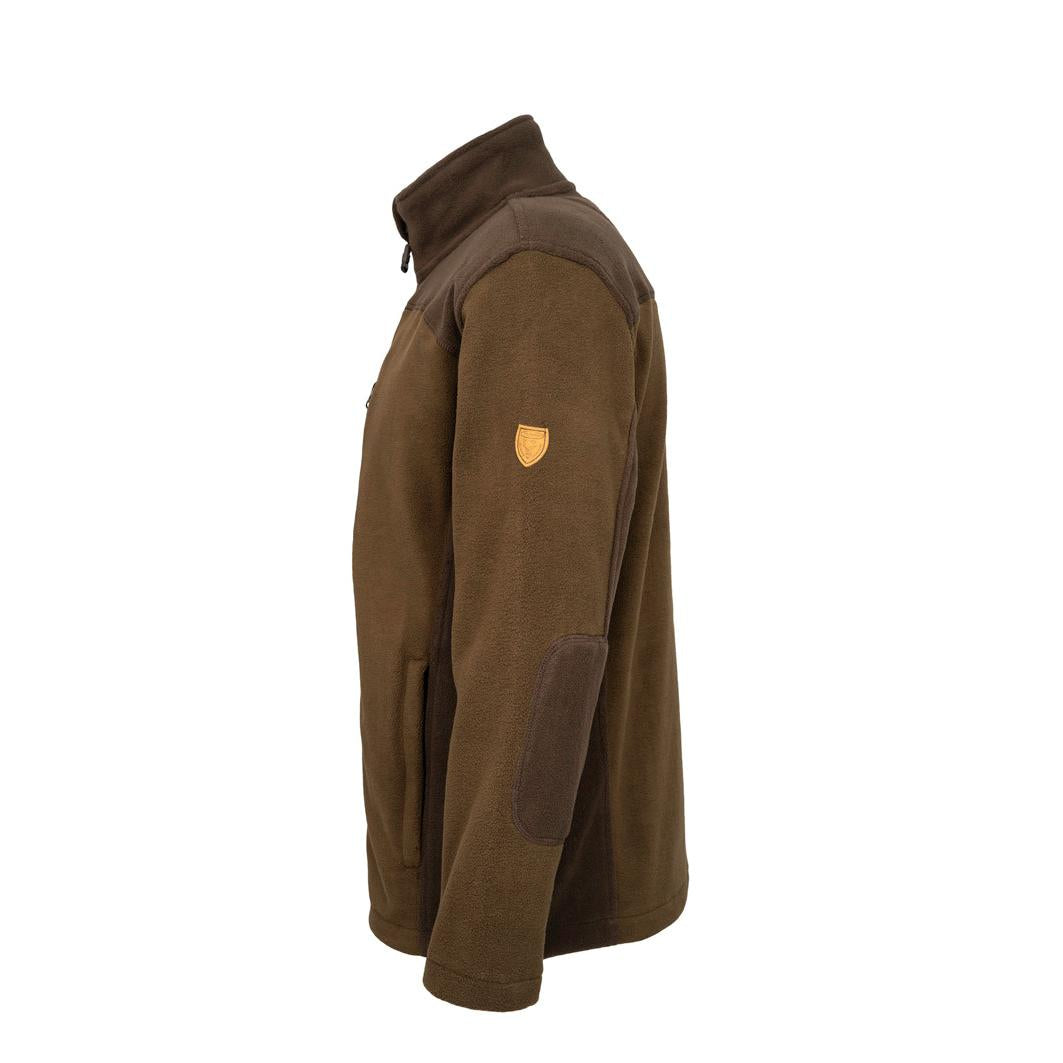 HUBERTUS Herren Fleecejacke EIFEL zweifarbig oliv/braun Jacke Jagdjacke