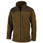 HUBERTUS Herren Fleecejacke EIFEL zweifarbig oliv/braun Jacke Jagdjacke