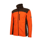 HUBERTUS Herren Fleecejacke EIFEL zweifarbig orange Jacke Jagdjacke