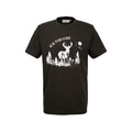 HUBERTUS T-Shirt REAL WILD LIVING in Oliv mit Print auf der Brust