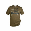 HUBERTUS Hunting Herren T-Shirt HUNTING LODGE / Keiler Fb. schilf Printshirt Jagd Shirt