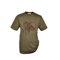 HUBERTUS Hunting unisex T-Shirt MUFFEL schilf Printshirt Jagd Shirt