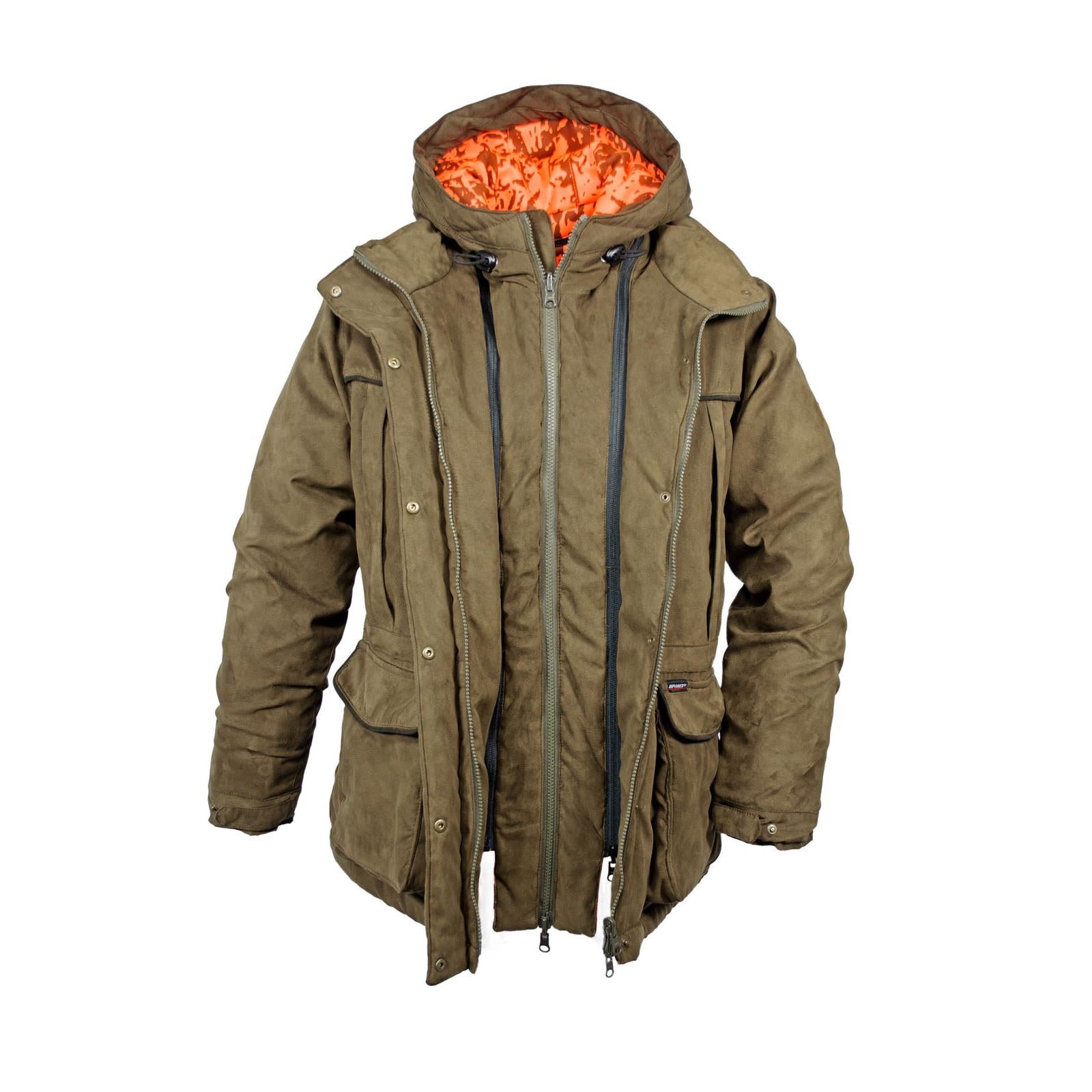 HUBERTUS Ladies Fashion Micro Camo Wendejacke JANUS Drückjagdjacke