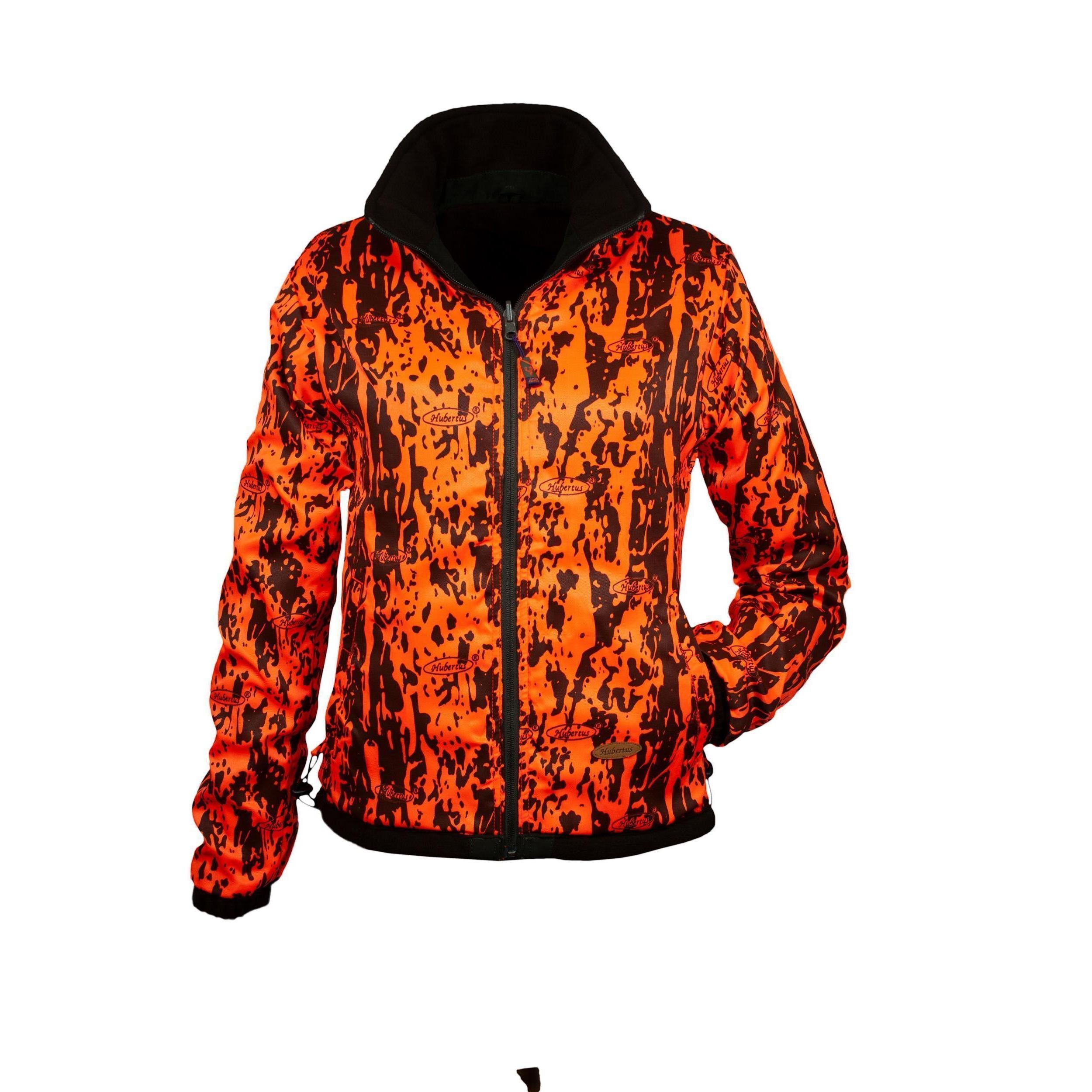 HUBERTUS Ladies Fashion Wende Fleece Jacke Tarn und Warn oliv