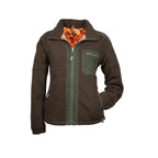 HUBERTUS Ladies Fashion Wende Fleece Jacke Tarn und Warn oliv