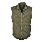 HUBERTUS Microvelours Wendeweste ANSITZ oliv Faserpelzweste Jagdweste Weste