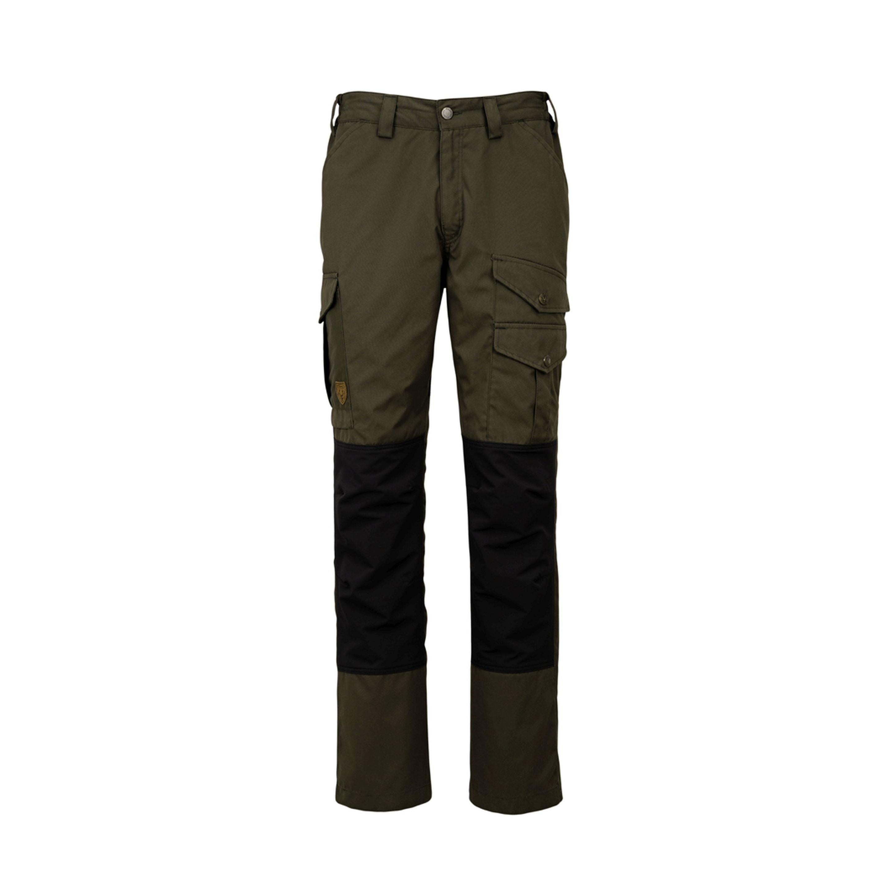 HUBERTUS Outdoorhose OS1200 – Vorderansicht mit Besatz und Beintaschen