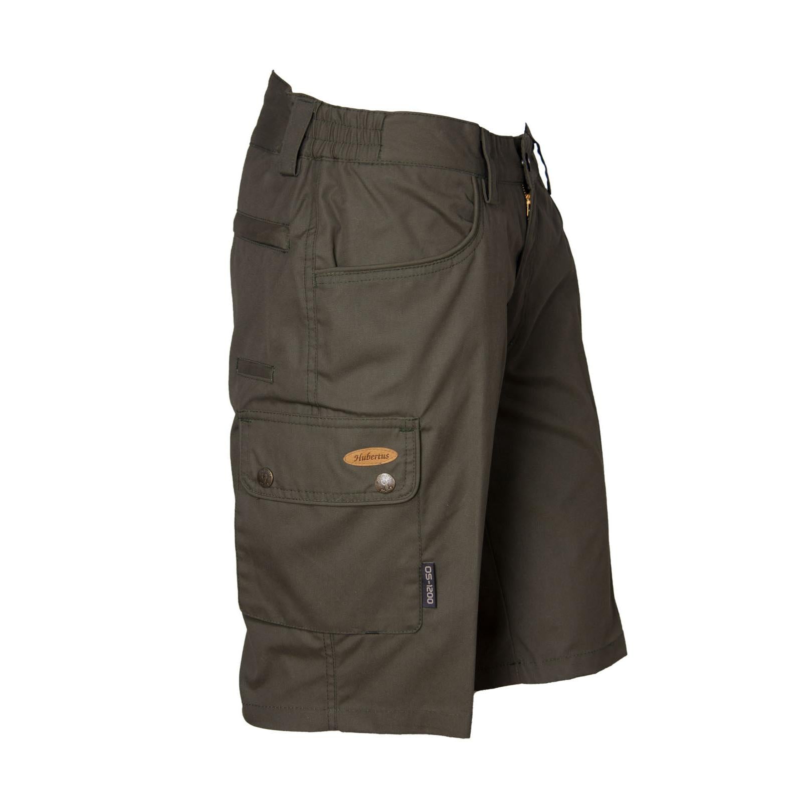 HUBERTUS Outdoor-Shorts OS1200 oliv Herren Bermuda Jagdshorts