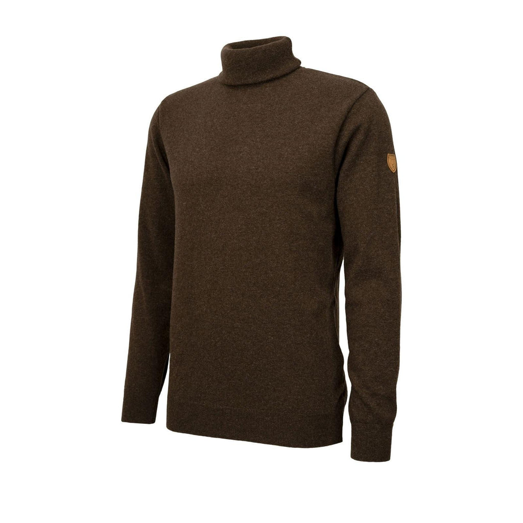 HUBERTUS Pullover Herren Strickpullover OLIVER Rollkragenpullover braun
