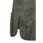 HUBERTUS Jagdweste HYDRO – Seitenansicht mit Gummizug im Rücken und robustem Schnitt