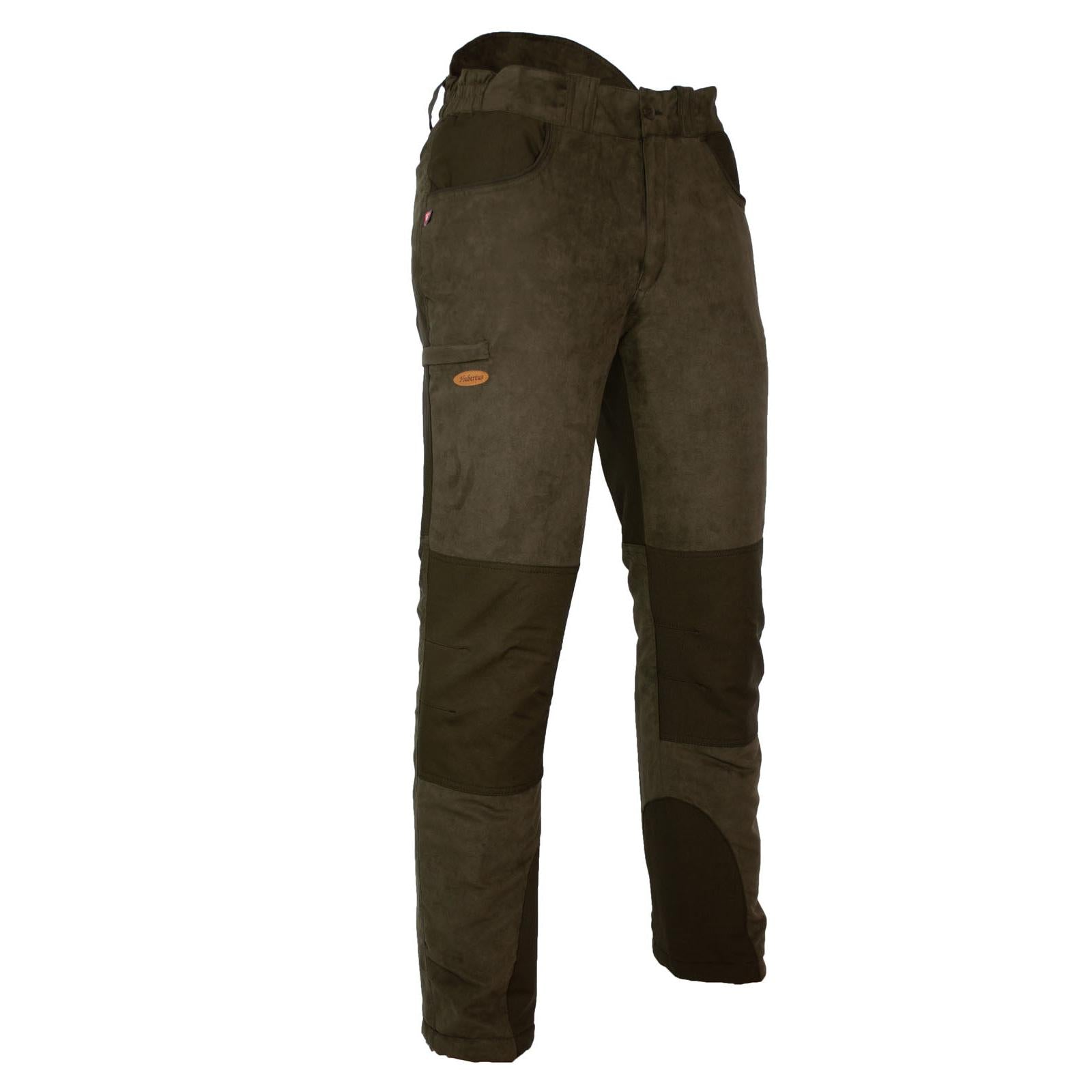 HUBERTUS Thermo-Jagdhose mit Stretcheinsatz oliv Herren Ansitzhose Primaloft®