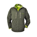 HUBERTUS Warn-Wende-Fleecejacke PIRSCH Jagdjacke Drückjagdjacke oliv/neongelb