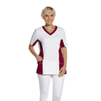 LEIBER Damen Pique Schlupfjacke 08/2531 Fb. weiss beere 1/2 Arm Pique Shirt