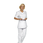 LEIBER Damen Schlupfjacke 1/2 Arm 08/1254 Kasack Schlupfkasack Fb. weiss