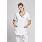 LEIBER Damen Schlupfjacke 1/2 Arm 08/2316 Kasack Schlupfkasack Fb. weiß