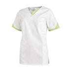 LEIBER Damen Schlupfjacke 1/2 Arm 08/2539 Kasack Schlupfkasack Fb. weiß hellgrün