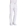 Vorderansicht Leiber Herrenhose Weiß Five-Pocket Style