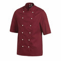 LEIBER Kochjacke 12/1094 Damen & Herren Kochjacke halbarm Jacke bordeaux 1/2 Arm