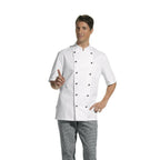 LEIBER Kochjacke 12/5950 Damen & Herren Kochjacke weiß halbarm Jacke 1/2 Arm