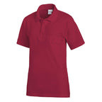 LEIBER Polo Shirt 08/241 Poloshirt 1/2 Arm Fb. beere Gastro Medizin Catering