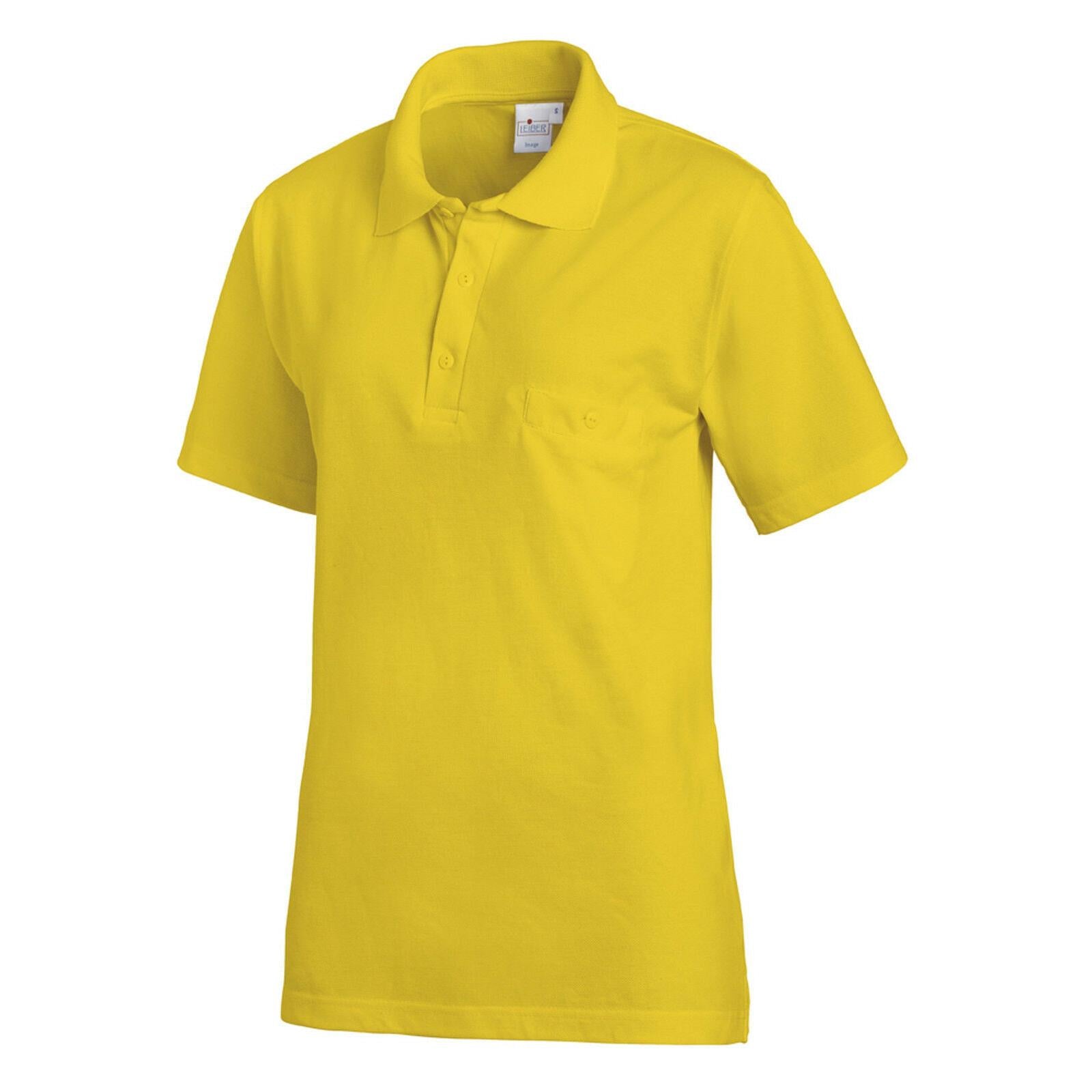 LEIBER Polo Shirt 08/241 Poloshirt 1/2 Arm Fb. gelb Gastro Medizin Catering