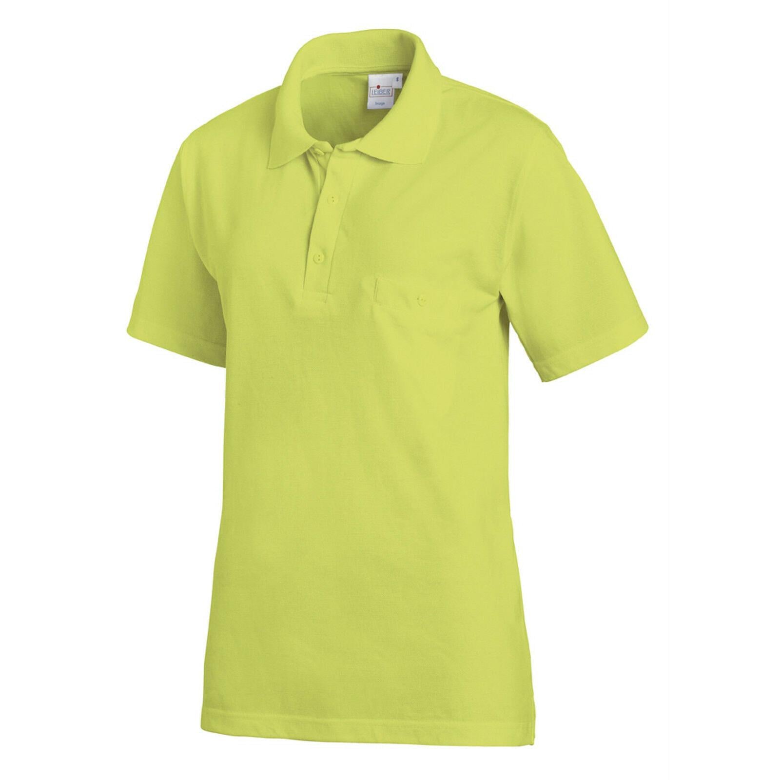LEIBER Polo Shirt 08/241 Poloshirt 1/2 Arm Fb. limette Gastro Medizin Catering