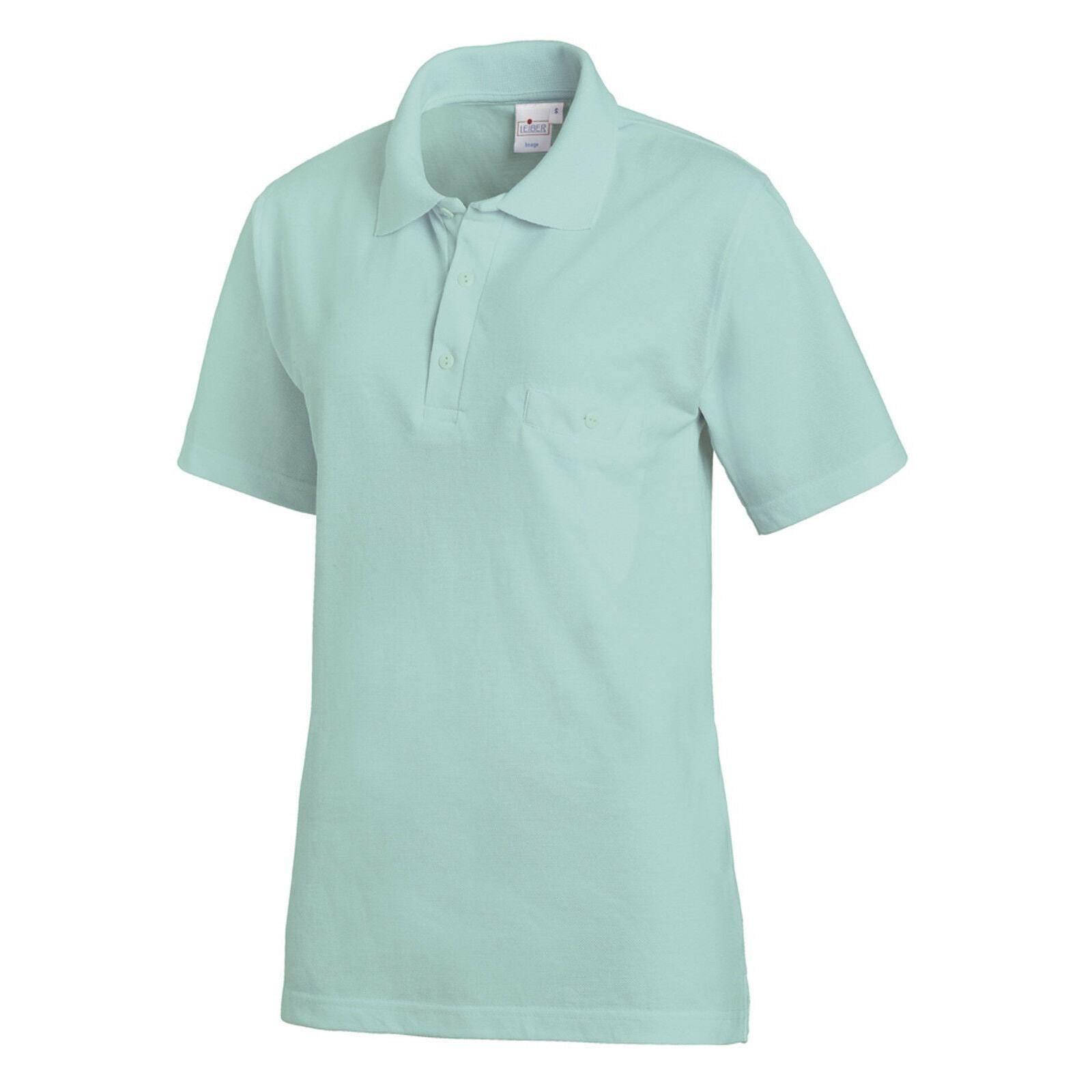 LEIBER Polo Shirt 08/241 Poloshirt 1/2 Arm Fb. mint Gastro Medizin Catering