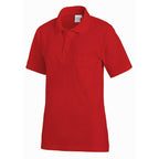 LEIBER Polo Shirt 08/241 Poloshirt 1/2 Arm Fb. rot Gastro Medizin Catering