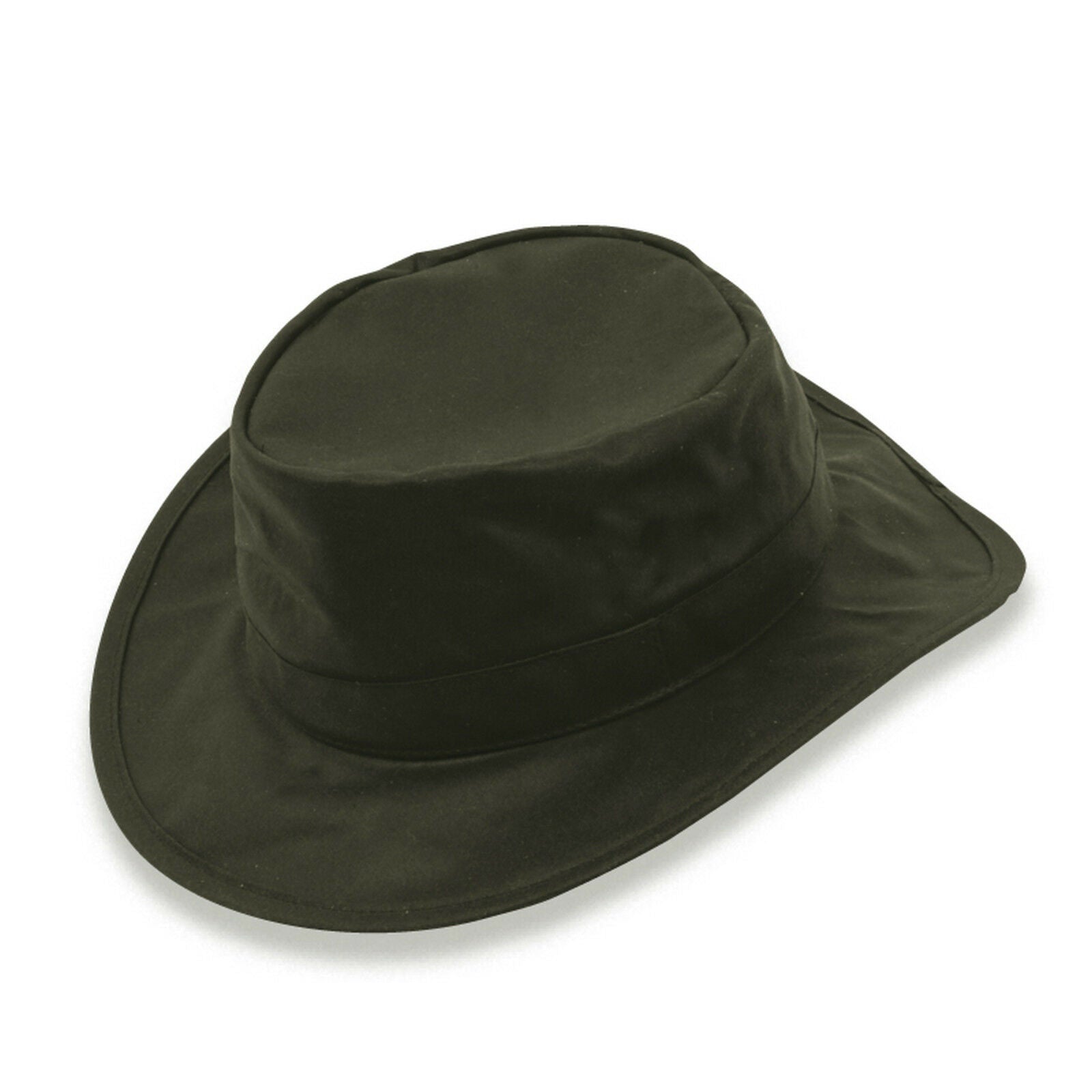 LODENHUT Wachshut 41302 oliv Australien Hut Regenhut Wanderreiten Wetterhut