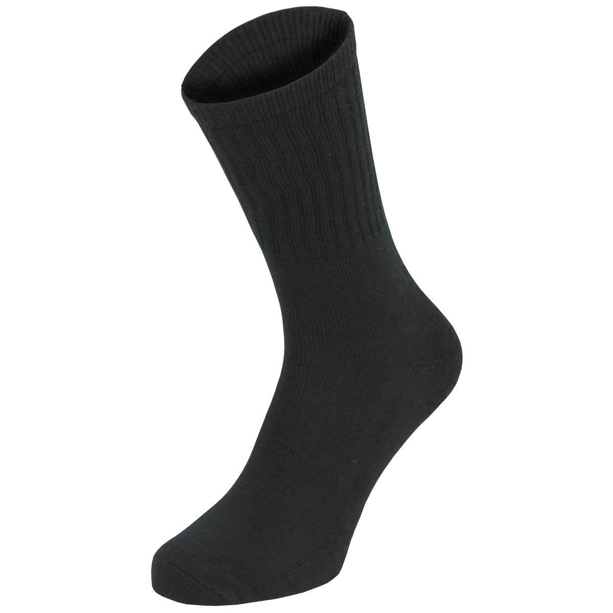 MFH Army Socken 3er Pack schwarz Jagdsocken Berufssocken Arbeitssocken Strümpfe