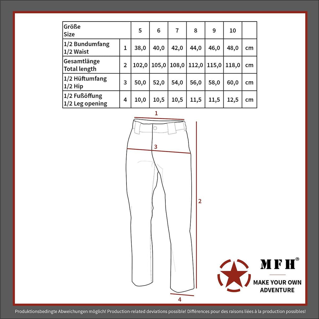 MFH BW Plüschunterhose oliv Unterhose Bundeswehr Modell