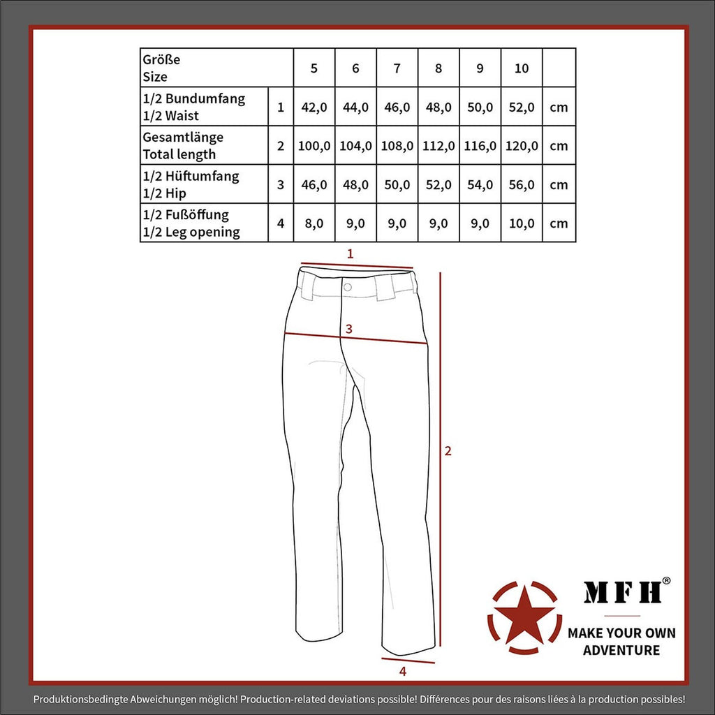 MFH BW Unterhose lang oliv Bundeswehr Modell