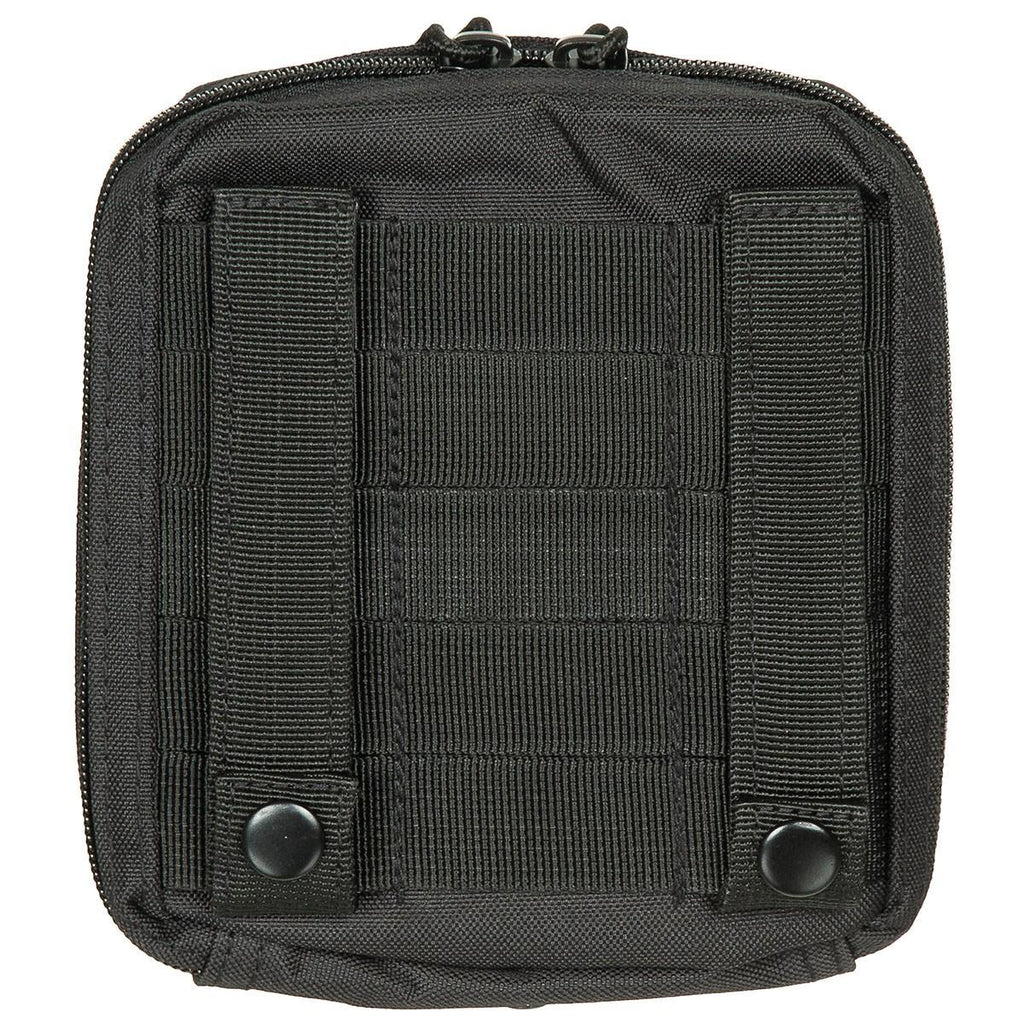 Rückseite mit MOLLE-Schlaufen und Druckknöpfen