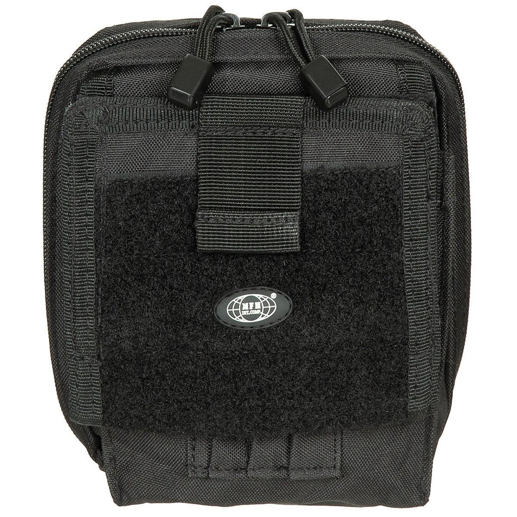 FOX Outdoor Kartentasche MOLLE in Schwarz mit Klettfläche und Fronttasche